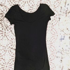 Buckle BKE Low scoop back bodycon LBD sz M